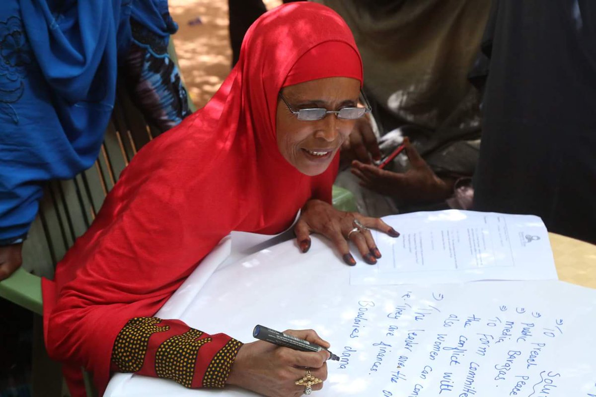 SistersRise's tweet photo. Day two of the #WajirwomenForPeace workshop. We conducted awareness campaigns &amp; civic education on the role of women in peace building, conflict prevention and https://t.co/jAjJDR7sGw partnership with @JetwaysAirlines @WajirCountyKE  @TakafulAfrica @fcb_interact @StarFM_Kenya https://t.co/V3xeDu5rUO