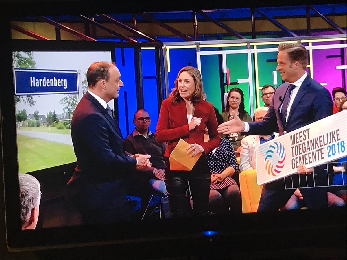 And the winner is....<a href="/gemhardenberg/">Gemeente Hardenberg</a> - de meest toegankelijke gemeente van Nederland. Drempels weg, letterlijk en figuurlijk - daar gaat het om. #inclusievesamenleving mtg2018.nl/and-the-winner…