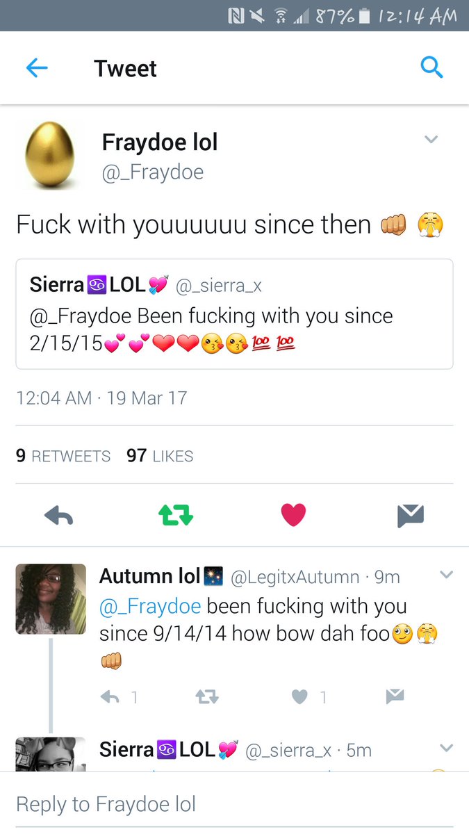 _sierra_x's tweet photo. @_Fraydoe omfg.. so I went thru my camera roll and found this! This was almost a year ago and I've just now realized I've been supporting you for 3 years 😭❤ Woah time sure flies.. ilysm Fraydoe💕 2/15/15👉👌👊 https://t.co/B8uk4yMYxH