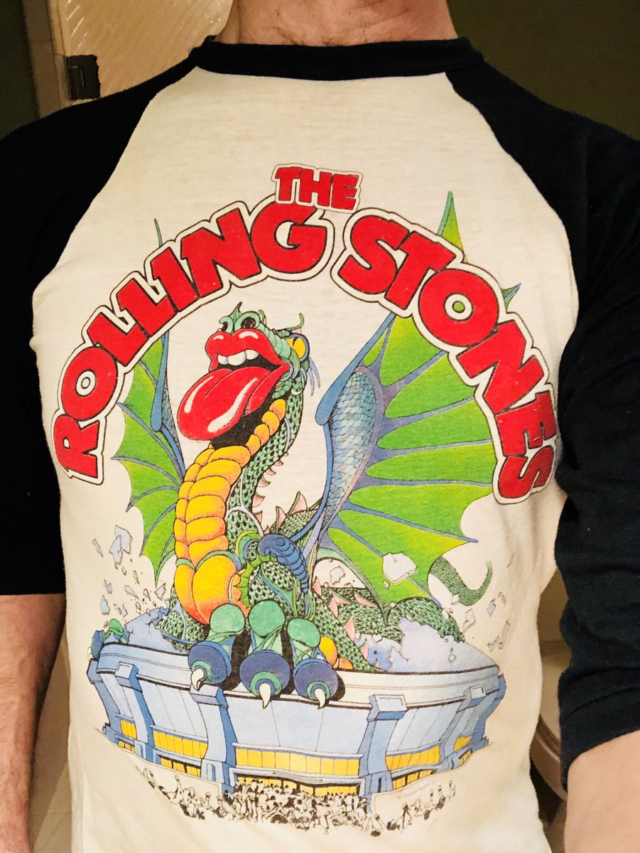 kjax's tweet photo. Testing out wardrobe for Markโs #epicAT50 80โs themed birthday. #RollingStones #circa1981 https://t.co/X683b49xOh