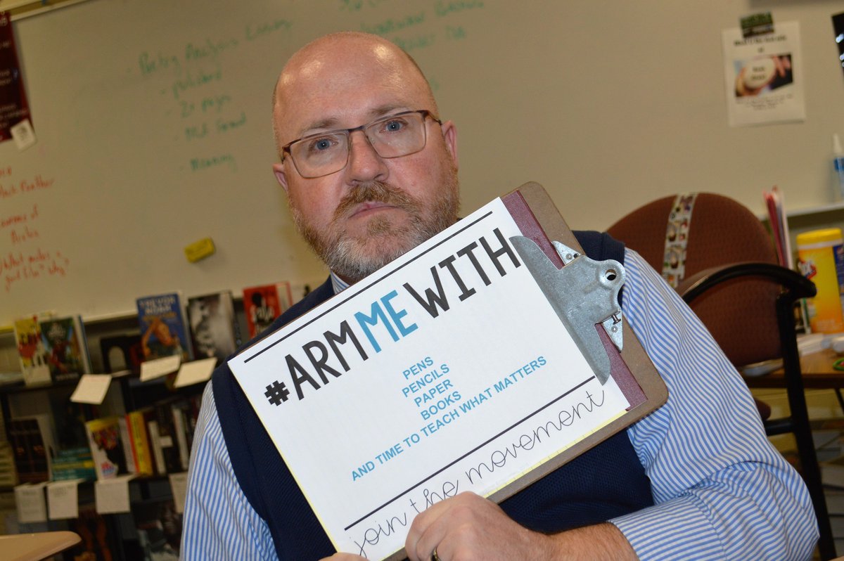 SNNKent's tweet photo. Local educators talk about arming teachers https://t.co/W6jHtBWBwg  #miched #realschoolnews https://t.co/3yTg0b7HUj
