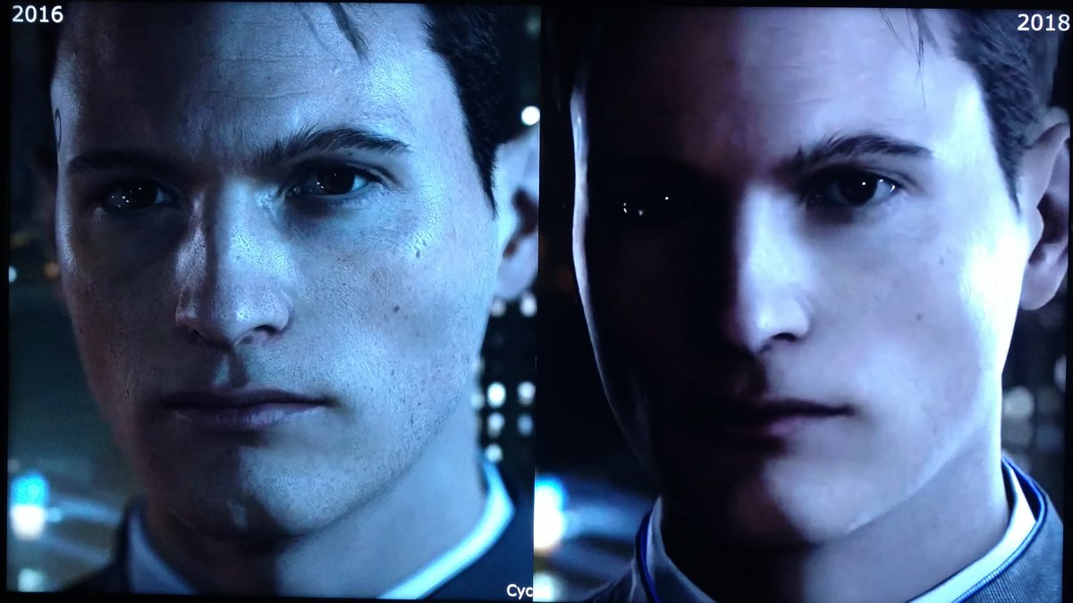 Detroit: Become Human  Diferença gráfica entre as versões da E3 2016 e do  game finalizado em 2018