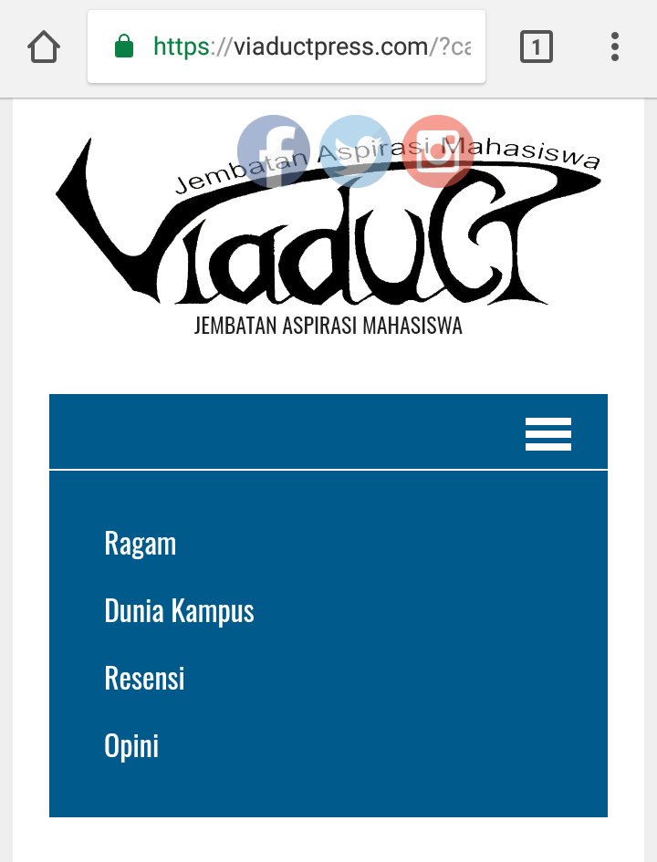 viaductpress's tweet photo. Selamat Pagi✌ Jangan lupa untuk terus membaca! Beragam updatean kini memenuhi web Viaduct, loh.. Yuk, mari membaca:) https://t.co/FChuZuDWWP