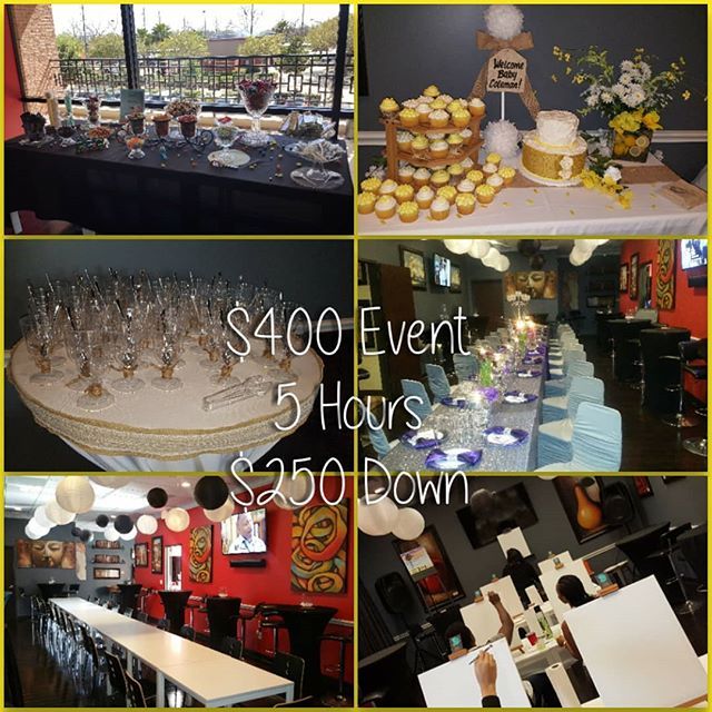 Book Your Event Today ♢ Call today (281) 299-4814 ♢ Center Stage Gallery ift.tt/1kp9AaC 
#paintandsip #surpriseparty #centerstageevents #politicalevents #celebrate #birthdayparty #teambuilding #fiftyandfabulous  #churchevent  #launchparty #… ift.tt/2I1VRGY