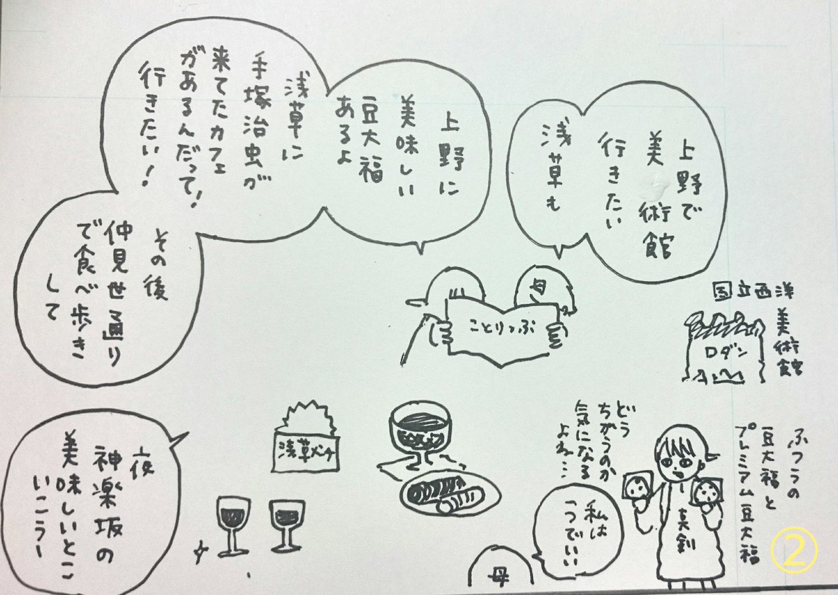 食べるときの計算ミス②
観光中は許容量とか何もわからなくなっちゃいます…東京はやっぱり美味しいものが多いな～ 