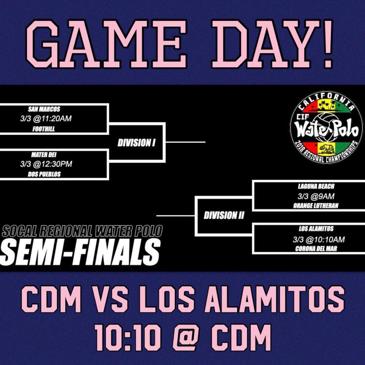 Sea Queens👑 are in the Semis after beating Palisades 21-1🤽‍♀️ Up next... CDM vs LOS ALAMITOS today at 10:10 @ CDM #goseaqueens <a href="/CDMpride/">Corona del Mar</a>