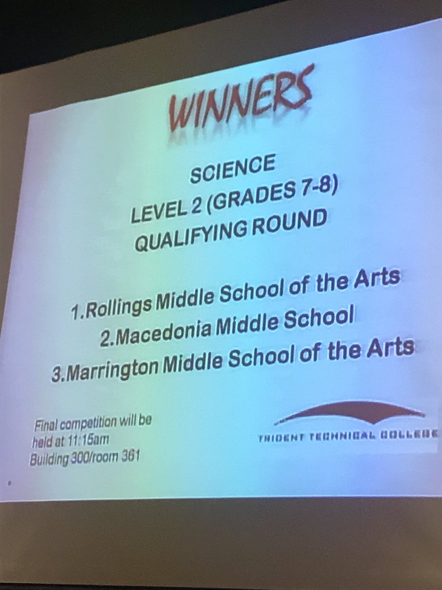 Mrs_JolineMMS's tweet photo. Look at these girls representing @MacedoniaMiddle &amp; @bcsdschools in Level II Science at Quest! Way to go, @CreedenMMS! #WhoRunsTheWorld #GirlsRepresentingInScience #QuestCompetition2018 https://t.co/53hurU1pxR