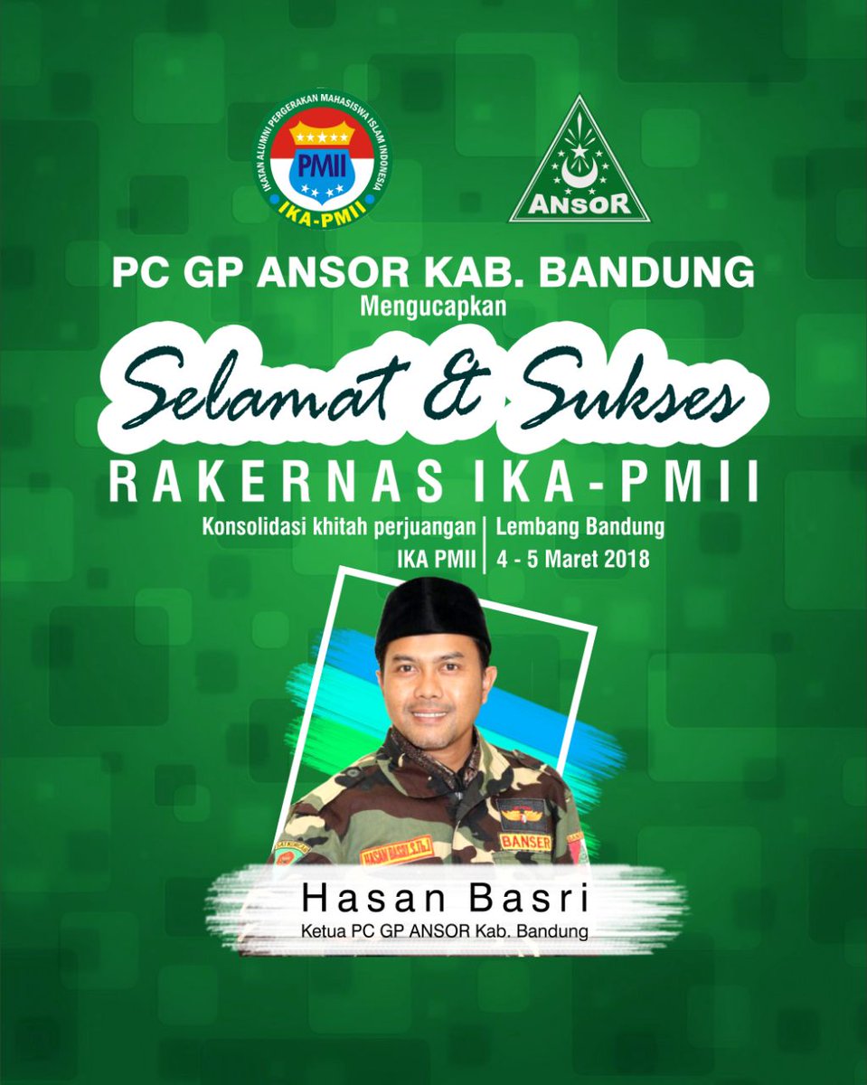 Selamat dan Sukses Rakornas IKA PMII #TangaTerkepaldanMajuKemuka <a href="/jokowi/">Joko Widodo</a> <a href="/cakimiNOW/">A Muhaimin Iskandar</a> <a href="/hanifdhakiri/">MHD</a> <a href="/PBIKA_PMII/">PB IKA-PMII</a> <a href="/pbpmii_official/">PB PMII</a>