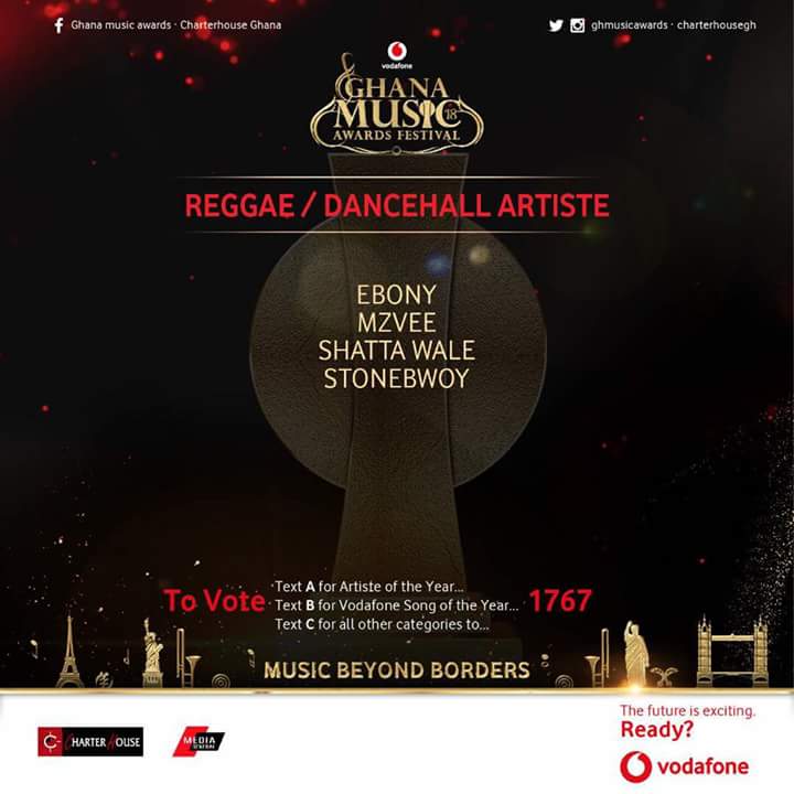 EvolutionGh2's tweet photo. VGMA 2018 Nomination List is Finally out. #VGMA2018 https://t.co/Nlu8Z9QATI