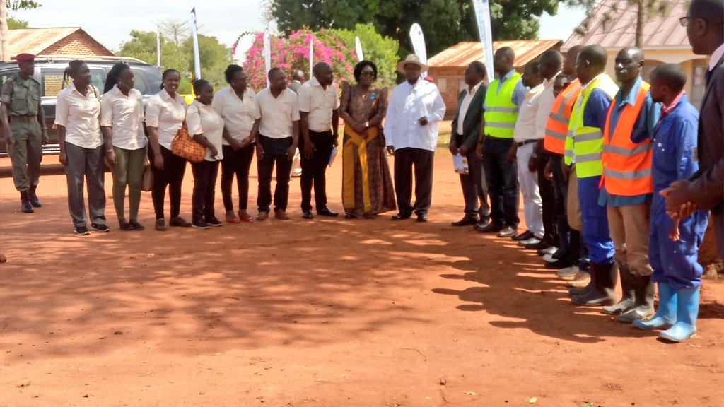 min_waterUg's tweet photo. #BuyendeWSS will be handed over 
to @UmbrellasWatsan's #eUW for Operation and Maintenance #AccessToSafeCleanWater #WSDFEworks #MWEworks @HonKibuule @DominicKavutse https://t.co/mN5oGnG5IS