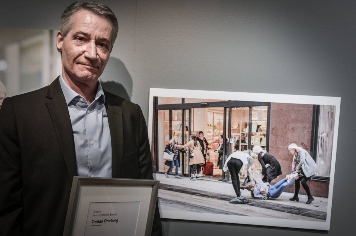 Bästa fina Onis! SvD:s stjärnfotograf fick 2:a pris i Årets Bild. Det är hans bilder från den 7 april som jag kommer att minnas från den dramatiska dagen.