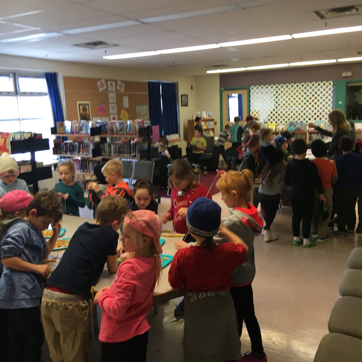 WoodvilleES's tweet image. February memories French Winter Olympics, 100th Day, and Electives #wolvesarewell #wolvesmath