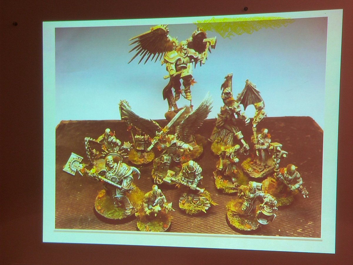 Devil_Reef_Ben's tweet photo. Been to the #snowpenday seminar and heard about the new warband! The video with be up shortly @tinracersteve https://t.co/wYY14gvQWx