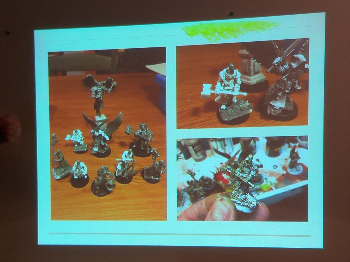 Devil_Reef_Ben's tweet photo. Been to the #snowpenday seminar and heard about the new warband! The video with be up shortly @tinracersteve https://t.co/wYY14gvQWx