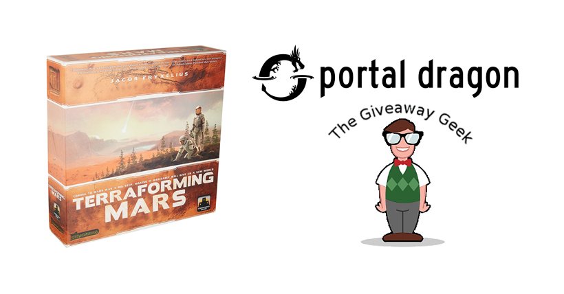 bgamegiveaway's tweet photo. #ContestAlert Follow the link to Enter: https://t.co/7yfw5Do4Yn

New #BoardGame #Giveaway! Enter now for a chance to #win!
Prize: Terraforming Mars
Eligibility: US Only - Some exclusions may apply
End Date: April 2, 2018
Sponsor: @theportaldragon https://t.co/ki2mfFhO8e