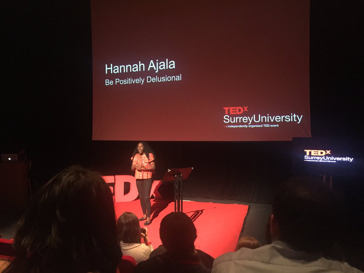 HashiniT's tweet photo. Proud of this girl @hannah_ajala ! Great talk @TEDxSurrey https://t.co/vzuqyReuSF