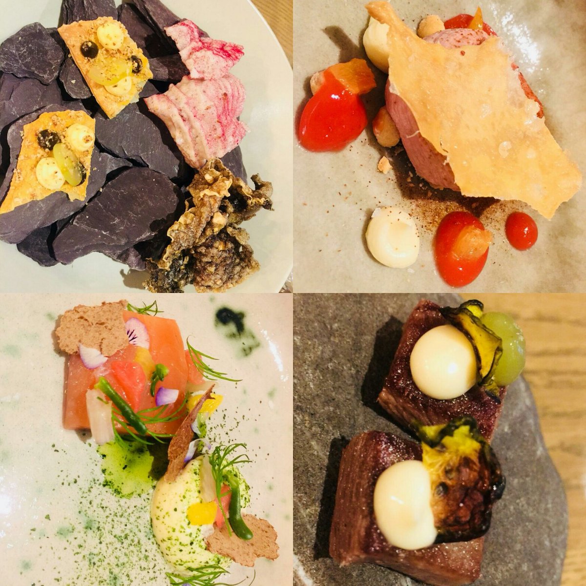 SKCwitter's tweet photo. So @HarborneKitchen is still smashing it out the gastronomical park...! #teamHK #express5 courses £35 😋 #consistency #quality #flavour #affordable #casual #finedining👌 #gourmetSKC #SKCHarborneKitchen @GoodFoodGuideUK @HardensBites @MichelinGuideUK @ichoosemag @IndependentBham https://t.co/qttzNghy7Z