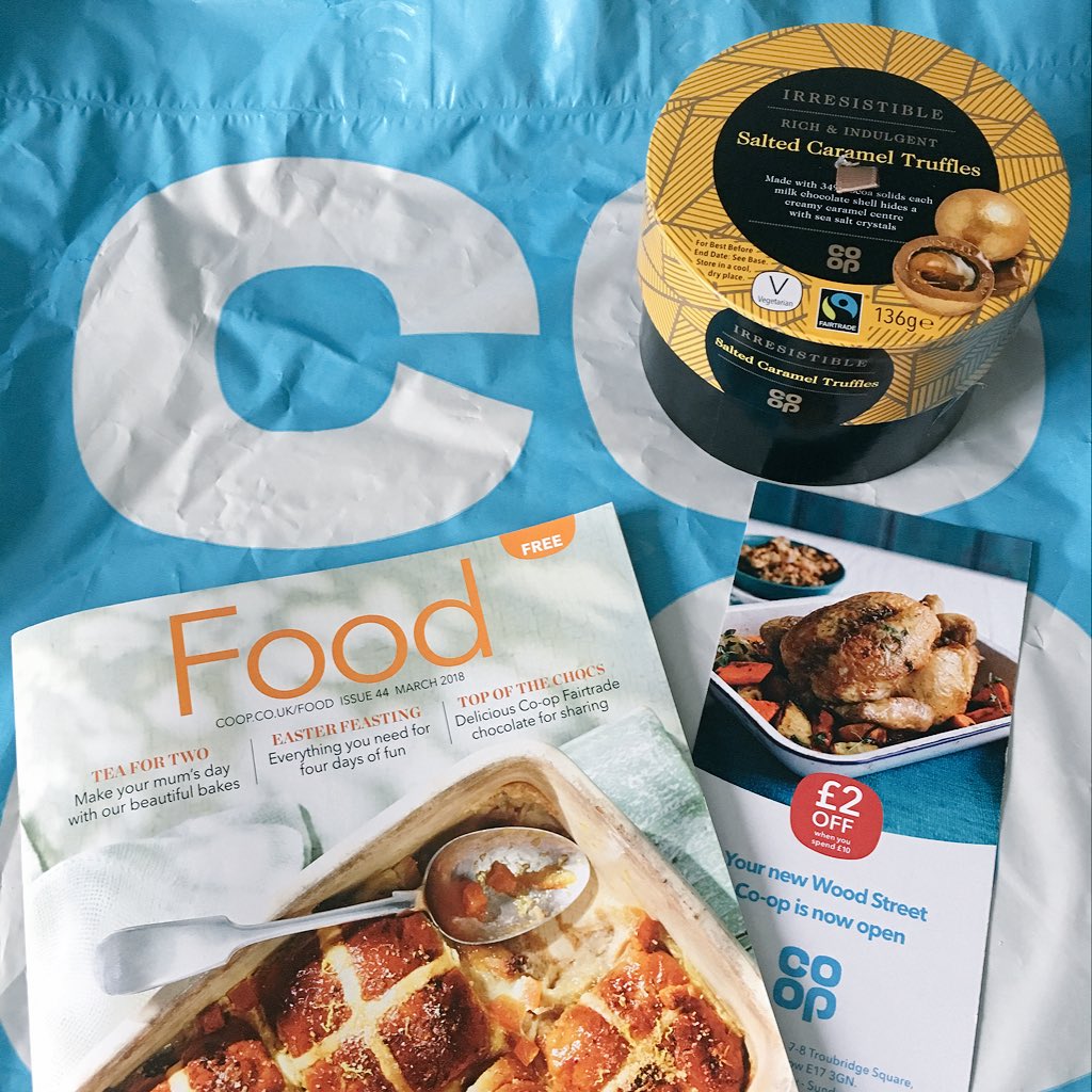 When was the last time you opened your door to a stranger and it was worth it? Well, the Co-op on Wood Street #upperwalthamstow sent staff out today to promote the launch of their new store by delivering free chocolates on nearby roads.