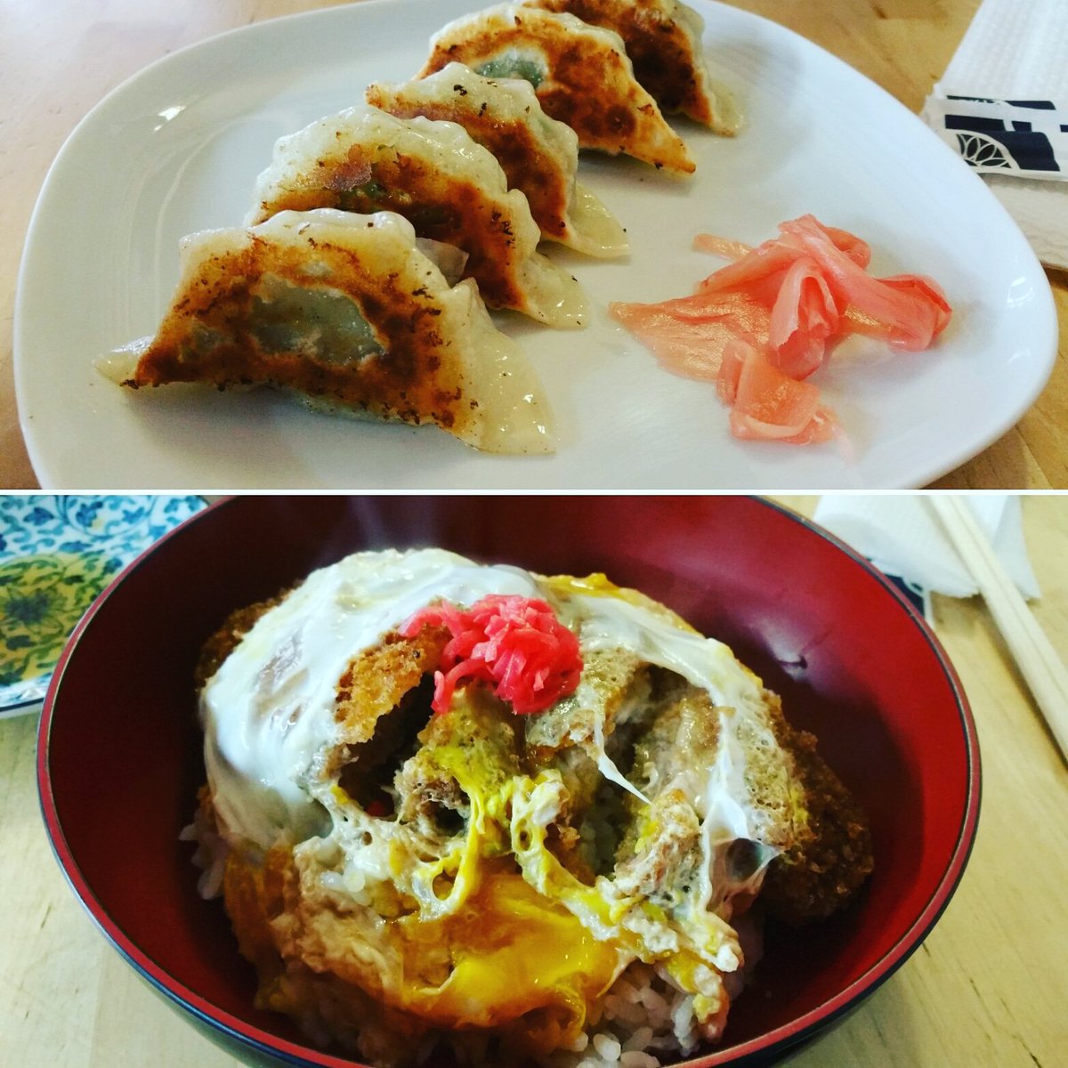 quitegana's tweet photo. Nova descoberta! "Una mica de Japó", una #izakaya autèntica a Bcn. Molt bó i econòmic, molt recomanable!  #japanesefood  #karsudon #gyozas #gastroxusma #Gastronomia https://t.co/DCjHBiK4Zw