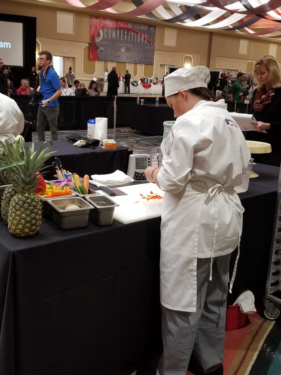 esteroculinary's tweet photo. Edible centerpiece competition complete, results tomorrow. Way to go Amy. @EsteroHS @LeeCountyCTE @LeeSchools https://t.co/EfpWBUpIdu
