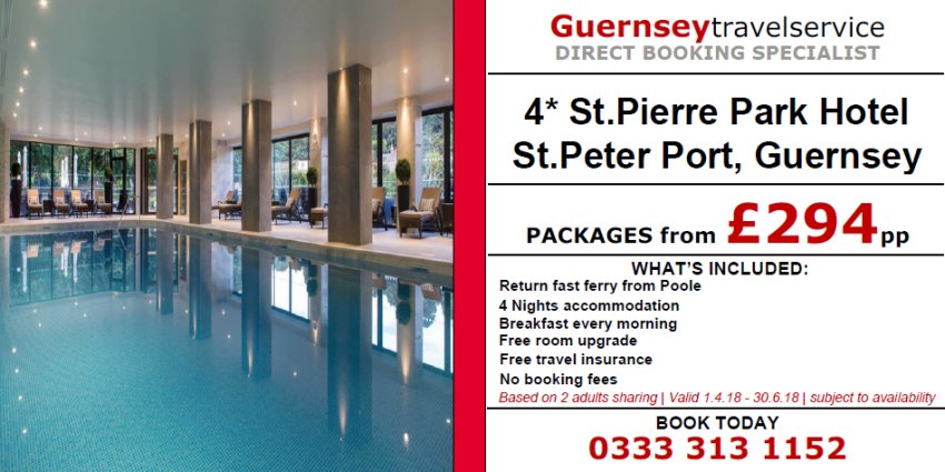 GuernseyHoliday's tweet photo. #IslandGetaways 4nts @pierreparkhotel fm £294pp by sea https://t.co/ihI7DrZ83X #FreeNight #FreeRoomUpgrade Booking up fast so don't delay #BookToday @gochannelisles https://t.co/c1LL1Dc4iq