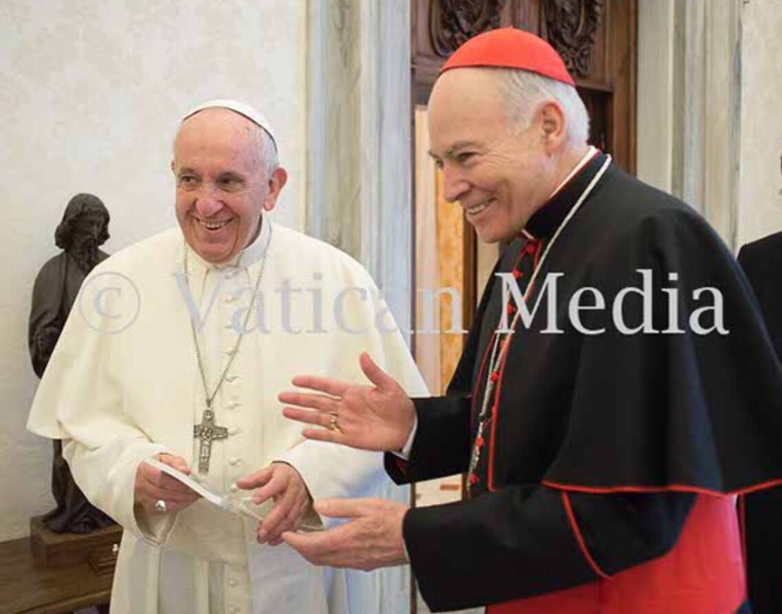 ArzobispoAguiar's tweet photo. Les comparto con mucha alegría que hoy me recibió @Pontifex. Me pidió que recemos por él, pues sabemos que desde el inicio de su Ministerio se presentó necesitado de la oración y bendición del pueblo, y así lo reitera frecuentemente en cada ocasión pública y privada https://t.co/2oiztn7dYK