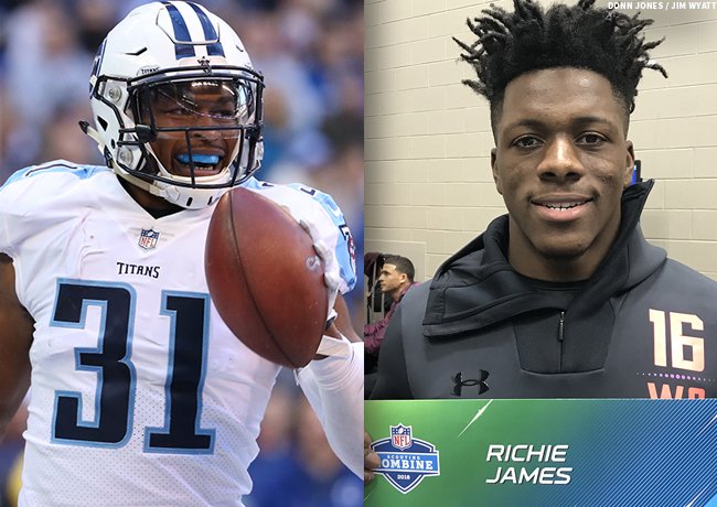 jwyattsports's tweet image. "We had some great battles, man."

@MT_FB receiver Richie James (@Senseispunk): Former teammate - @Titans All-Pro @KB31_Era - "made me better."

READ titanup.co/fV4m3o