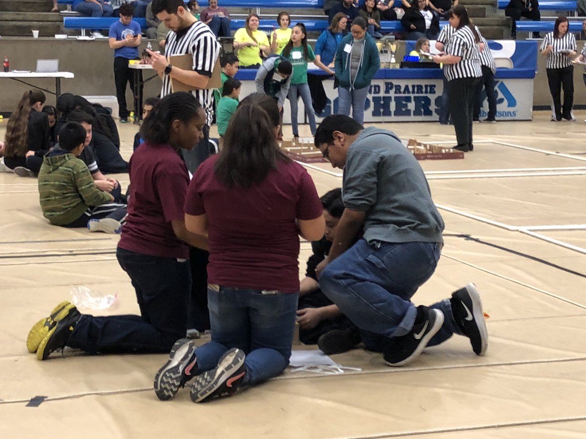 #GPISD middle school teams compete for best design #gpisdstem