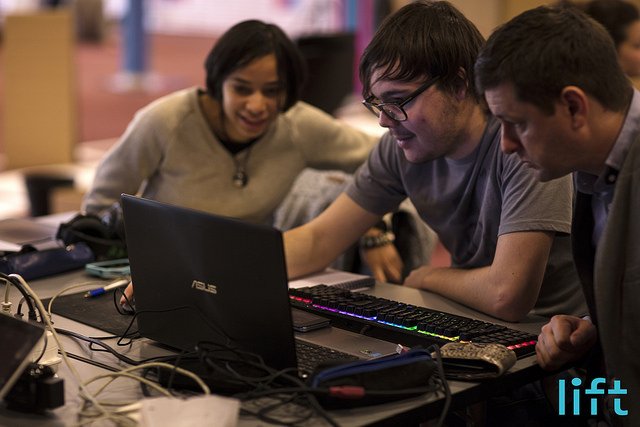 LIFTconference's tweet photo. #TBT At the #LiftLab17, we were happy to welcome the Health Game Jam for the development of innovative solutions addressing respiratory disorders. Check out their experience: https://t.co/bavqX3kNfv Stay tuned as more projects in collaboration w/ @breathinggames are coming soon! https://t.co/E0nmcNIZFJ