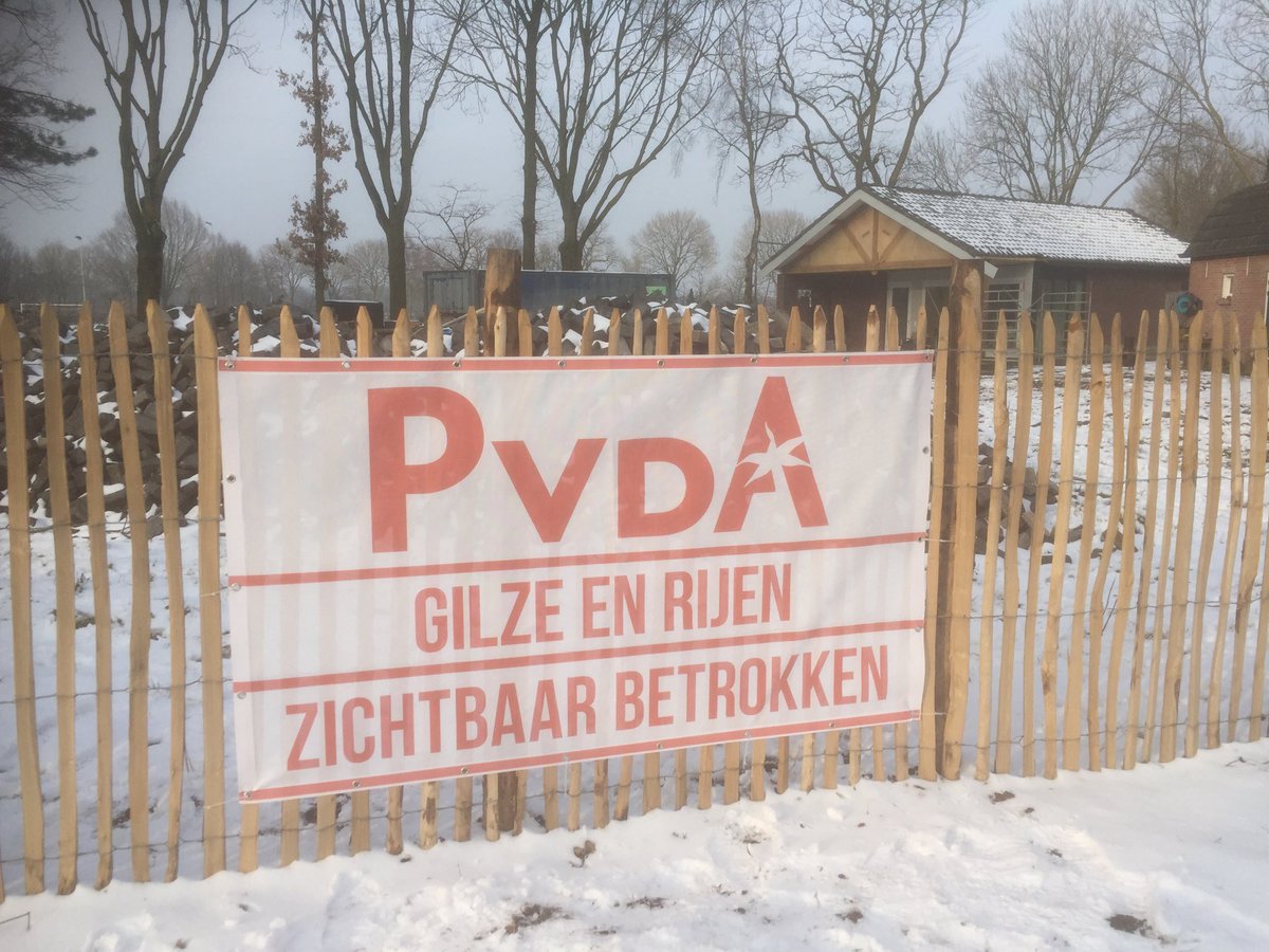 PvdA duidelijk zichtbaar betrokken in Gilze en Rijen!