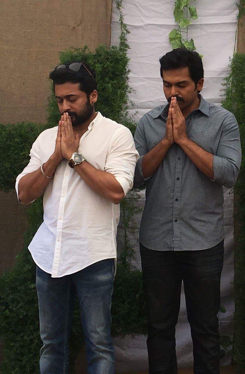 Sreekanth0Tvm's tweet image. . @Karthi_Offl , @Suriya_offl , #Sivakumar Sir, @Rakulpreet and other celebs at #Karthi17 Pooja.
@rajsekarpandian @AKSFWA1 @venkatvnt