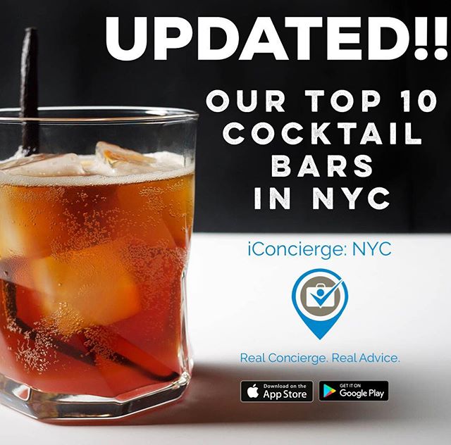 iConciergeApp's tweet photo. Check out our updated #NYC #Cocktail #Bar list! https://t.co/Ve3vieKc2k https://t.co/bMVhbuxMQx