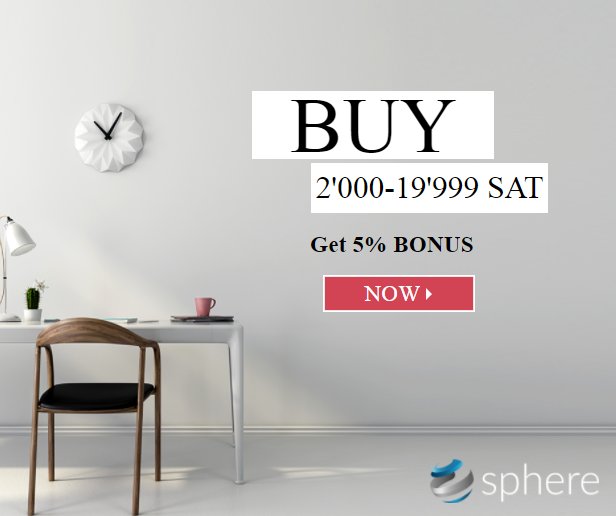 SphereOfficial1's tweet photo. Buy from 2'000-19'999 SAT and get 5% BONUS to raise! #spheresocial #socialnetwork #digitalrevolution #SAT #Tokens #makemoney #network #ICO  https://t.co/4b56tqaoQ4 https://t.co/JuHPwsGnv7