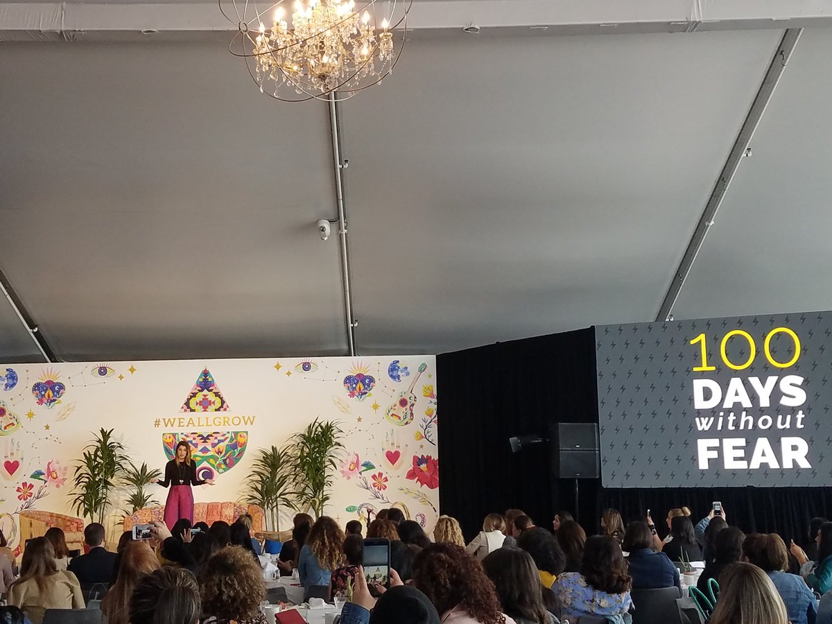 enthusiasticBL's tweet image. 'You have to prove to the universe how much you want what you envision' - strong words from Michelle Poler of #hellofears at @WeAllGrowLatina #weallgrow