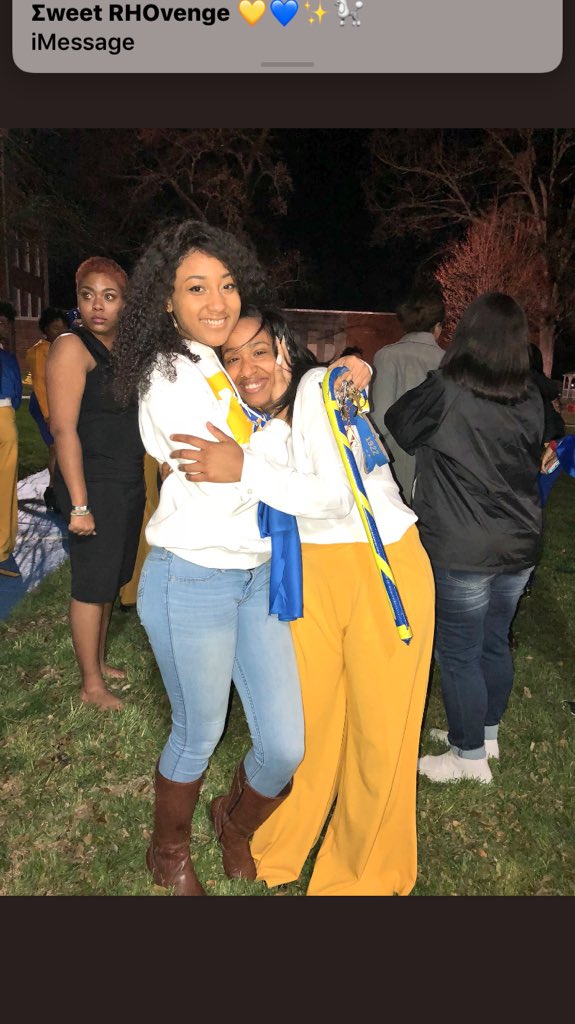 Siobhan_Alicia's tweet photo. I am proud to tell the world that I finally became a Queen of Sigma Gamma Rho Sorority Incorporated. Extremely humbled &amp;&amp; grateful for this opportunity!! #SigmaGammaRho #DeuceClub #GammaChapter #NCAT  💙🐩💛 https://t.co/fSZ3p3saCo