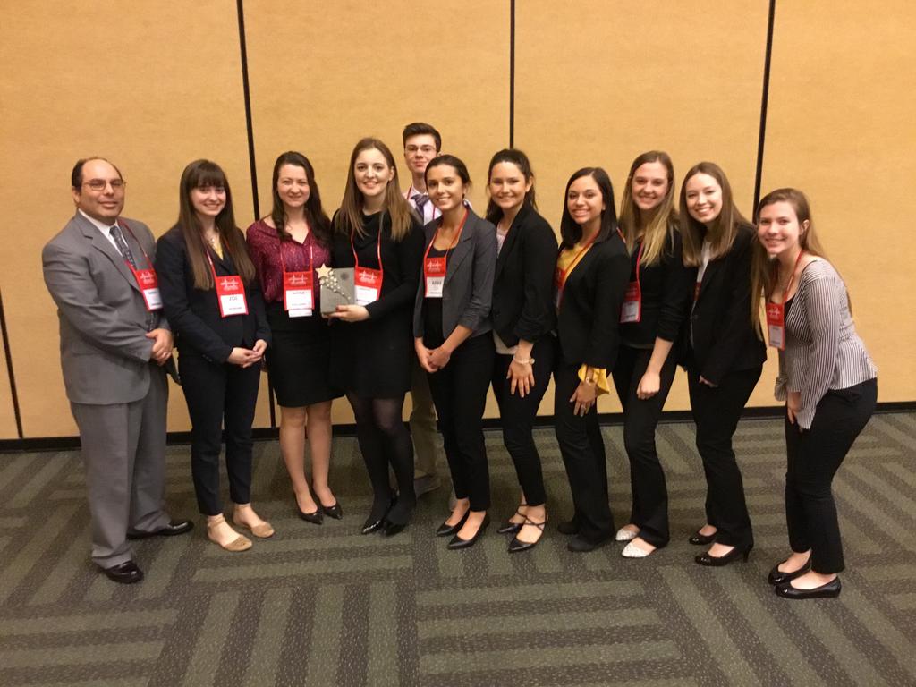 ProfDonnieB's tweet photo. Ohio University CMAA students just won the Club of the Future award in Environmental Sustainability at the World Conference! #PattonProud #OUCMAA #OURHT https://t.co/8Q7y6186zx