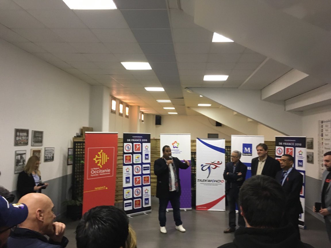 kamelchibli's tweet photo. À montpellier pour les championnats de france de takwendo organisé par @3Mtkd Karim Bellahcene au cœur des quartiers de la Paillade bravo au club et a tous ces bénévoles pour cette magnifique manifestation. La région @Occitanie est fière d’être partenaire du club @CaroleDelga https://t.co/X6yifw35Ck