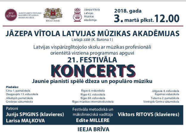 StigasKlavieres's tweet photo. .@JVLMA Lielajā zālē izskanējis Latvijas vispārizglītojošo skolu ar mūzikas virziena programmas apguvi 21.festivāla koncerts, kurā, pārstāvot @r6vsk, diplomus ieguva četri mūsu pianisti: Džonija Elza Zumente-Steele, Alise Sudnika, Estere Līva Barkāne, Aigits Cišeiko. Sveicam! 🌹 https://t.co/TSQloszWMe