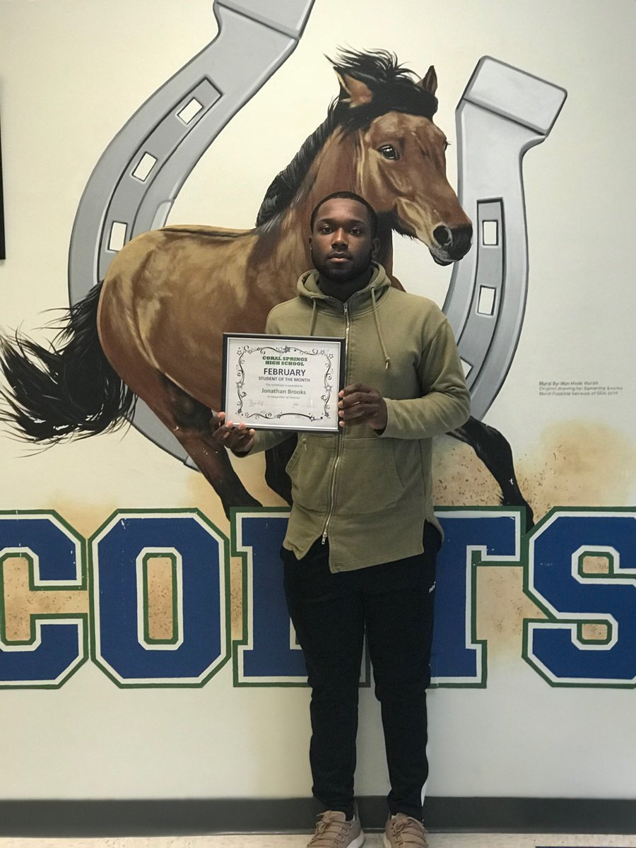 Congratulations to our February Colts of Character for exhibiting Honesty: Ms. Sharon Dearen, 12th Grade Guidance Counselor &amp; Senior Jonathan Brooks! Ready, Set, Grow! We are...#ColtsUnited! <a href="/ColtConnection/">Colt Connection</a> @APBrown7
