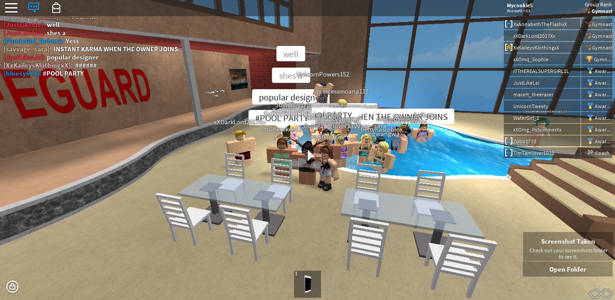 Aesthetic Roblox Pics En Twitter Another Photo From The Pool
