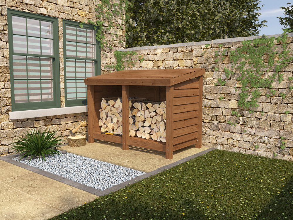 dunsterhouseltd's tweet image. Our #LogStore is the ideal home that will protect your logs from all the British weather has to throw at it!