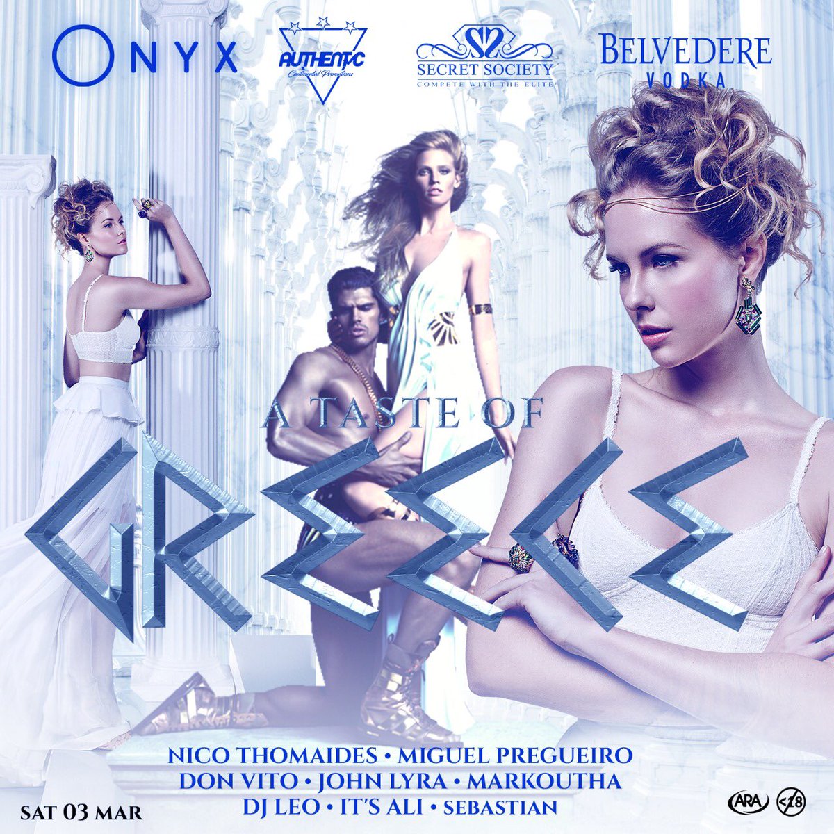 kimzenamo's tweet photo. Eat Greek 
Love Greek 
Party Greek style 
@Onyx_Sandton 
Tonight its all about the Greeks💃 https://t.co/u1Y3nSSi93