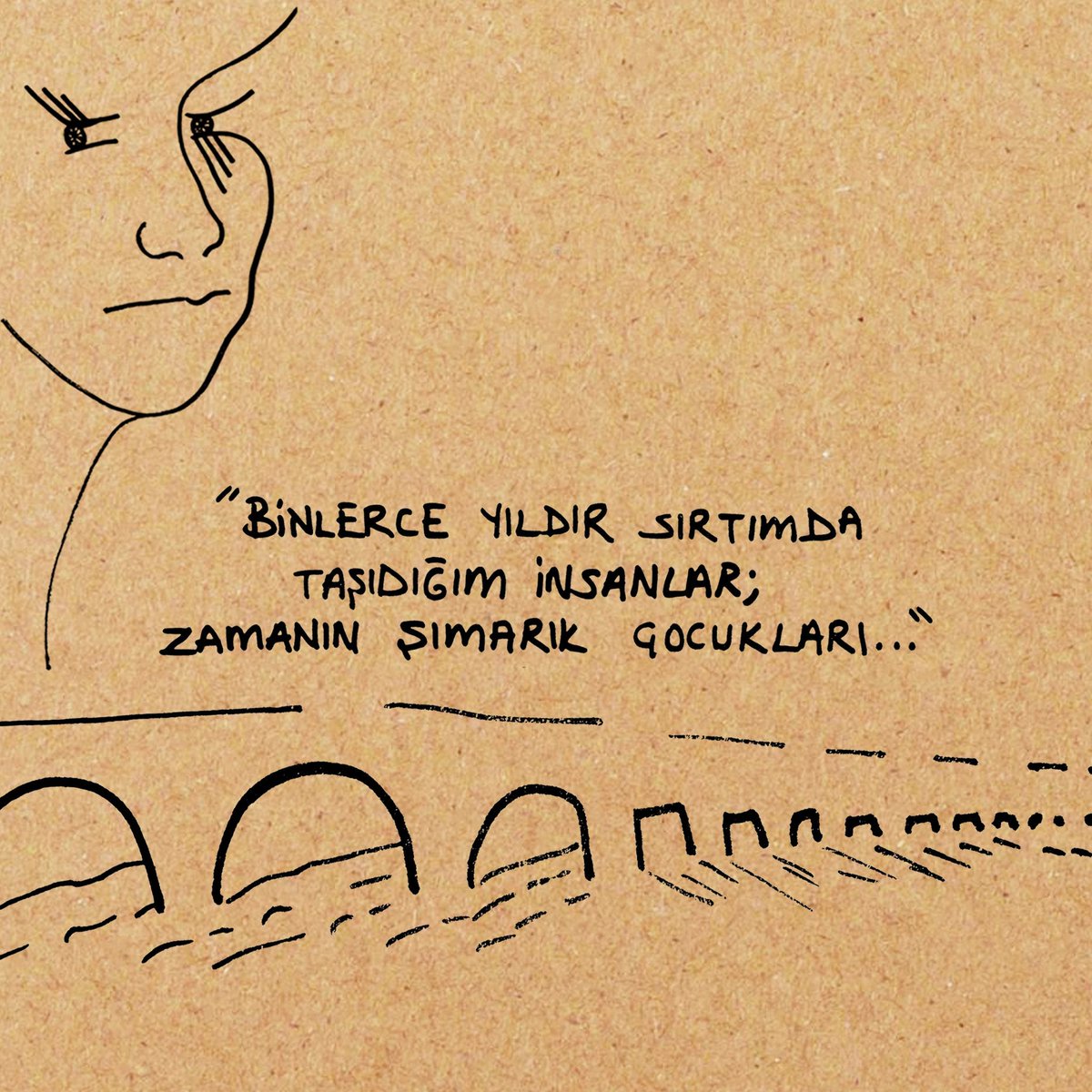 antakyajanus's tweet photo. Binlerce yıldır sırtımda taşıdığım insanlar; zamanın şımarık çocukları...
#fanzine #fanzin #craftpaperdesign #craftpeper #crafting #oldantioch #antioch #antakya #janus https://t.co/Ld5SLHLnnz