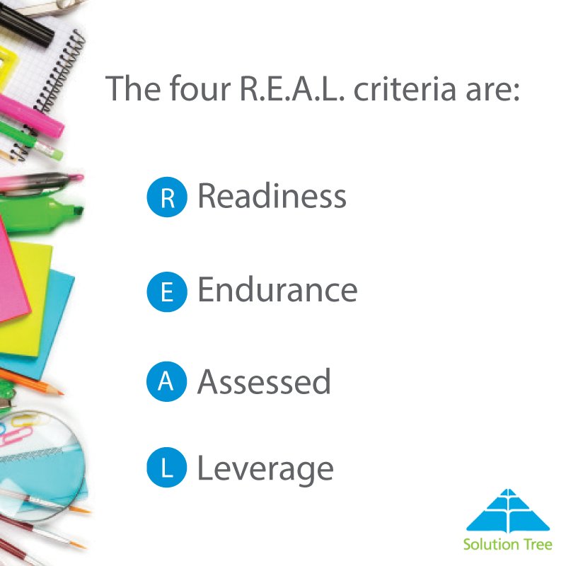 SolutionTree's tweet photo. Identifying the essential standards for every subject and every course is at the heart of the work that PLCs do. Here’s one strategy that PLCs can use to aid in this important work: https://t.co/WxRZVKLjlq @tmany96 #atPLC #edleadership https://t.co/4zphpw3ExQ