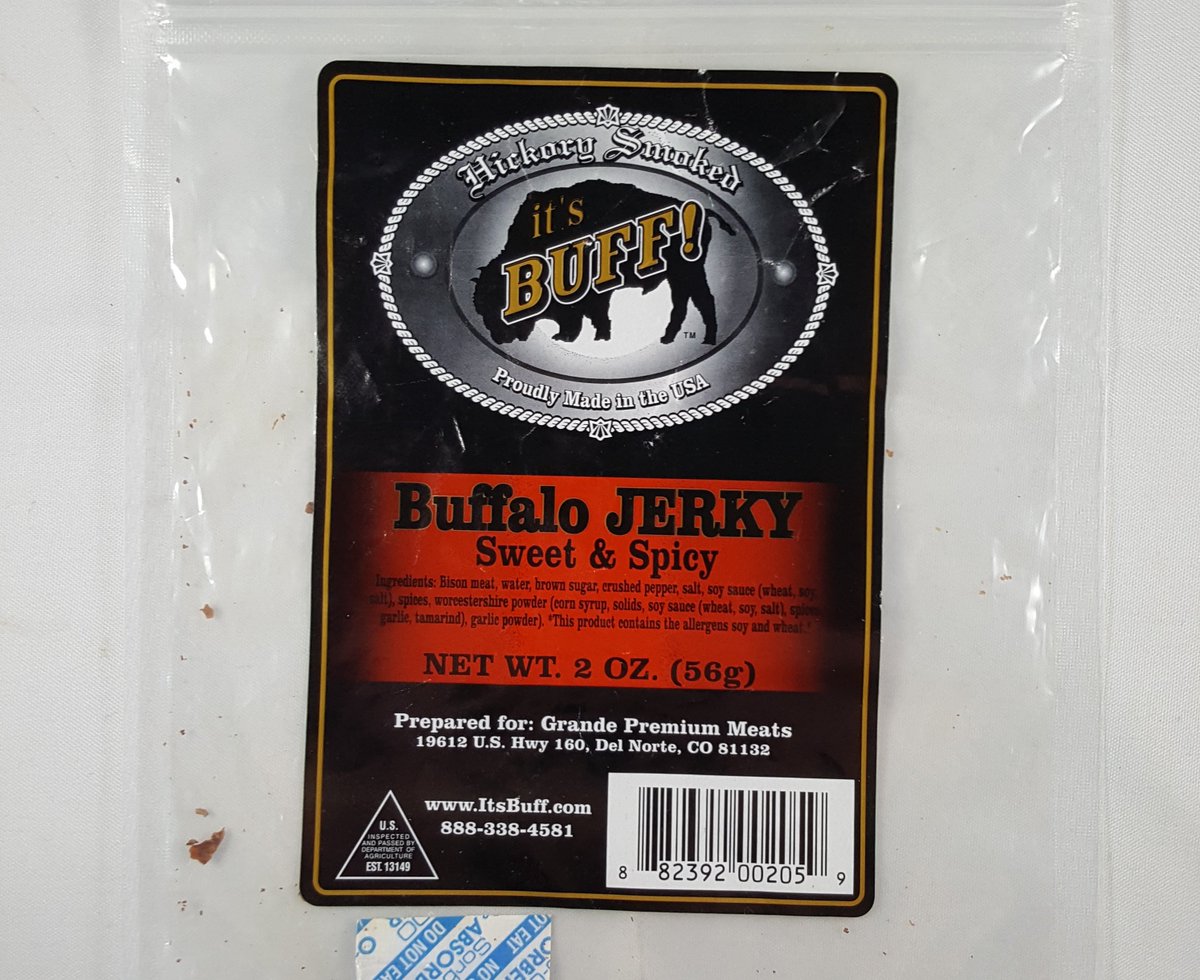JerkyIngredient's tweet photo. Blast from the Past (2012) - It's Buff sweet & spicy buffalo jerky #itsbuff #elksua #buffalojerky #bisonjerky #jerky #jerkyingredients #bison #buffalo #paleo #paleofood #sweetspicyjerky https://t.co/S1qpDZrPew