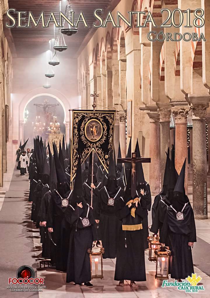 1er Cartel de Semana Santa de Fococor, obra de Víctor Olivencia. Patrocinado por la Fundación Caja Rural del Sur. La hermandad es @Hdad_R_Animas.