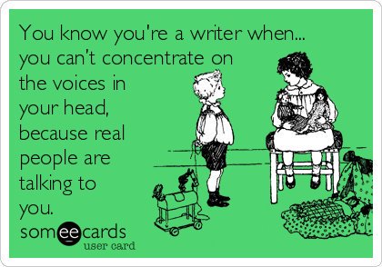 byMorganWright's tweet image. #WriterProblem… Real world distractions getting in the way of your creativity.