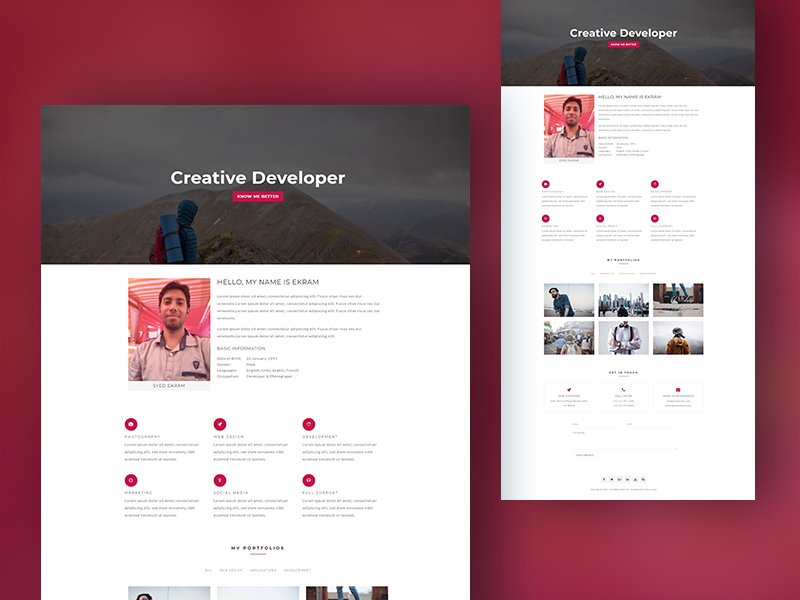 RevolThemes's tweet photo. Syed Ekram – HTML5 Bootstrap Personal Portfolio Template
Download Link: https://t.co/FaBAZG7723

#bootstrap #template #html5 #css3 #web #webdesign #website #bootstraptemplate #websitetemplate #restaurant #revolthemes https://t.co/uMY1BKmHFR