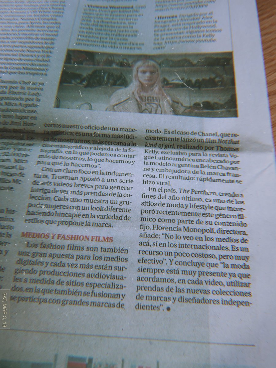 We are in the news today! 😃🗞 <a href="/theperchero/">theperchero</a> <a href="/LANACION/">LA NACION</a> <a href="/LNmyb/">Moda y Belleza</a>