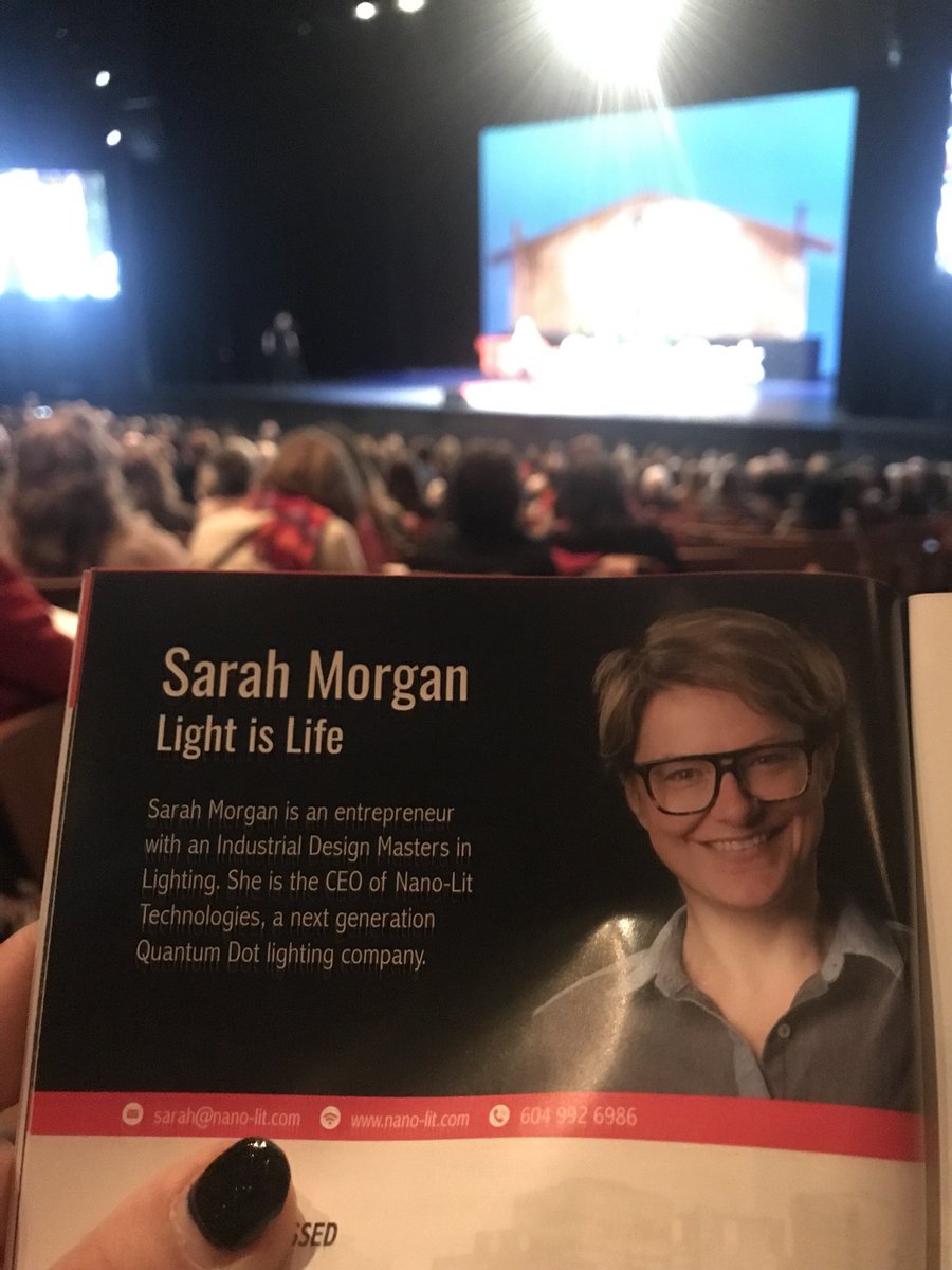 What an irony! 😃 Spending a Sunny Sat indoors listening to how Sunlight is essential to regulate our #Circadian rhythm, which affects our immune system, mental health, Cancer resistant etc. Sarah Morgan introducing Sunlight in a bulb #quantomdot #lighting #TedXStanleyPark
